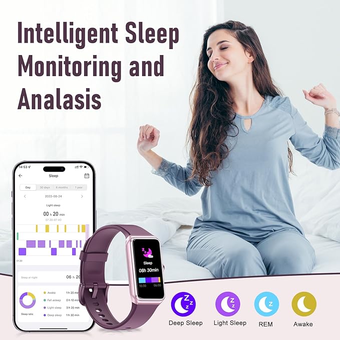 Fitness Tracker with 24/7 Heart Rate,Blood Pressure Sleep Tracking,104 Sports Modes Calories Smart Watch,IP68 Waterproof Step Counter Activity Trackers Pedometer for Android&iPhone Women Men
