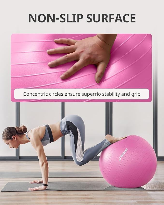 Trideer Yoga Ball Exercise Ball for Working Out 5 Sizes