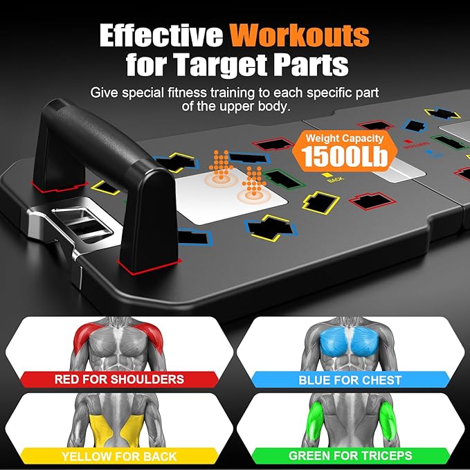 Lalahigh Premium Aluminum Alloy Push Up Board