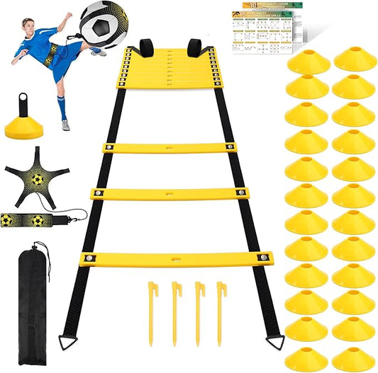 Fixed Rung Agility Ladder 丨20ft 12 Rungs No
