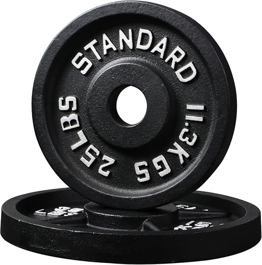 Signature Fitness Olympic 2-Inch Cast Iron Plate Weight