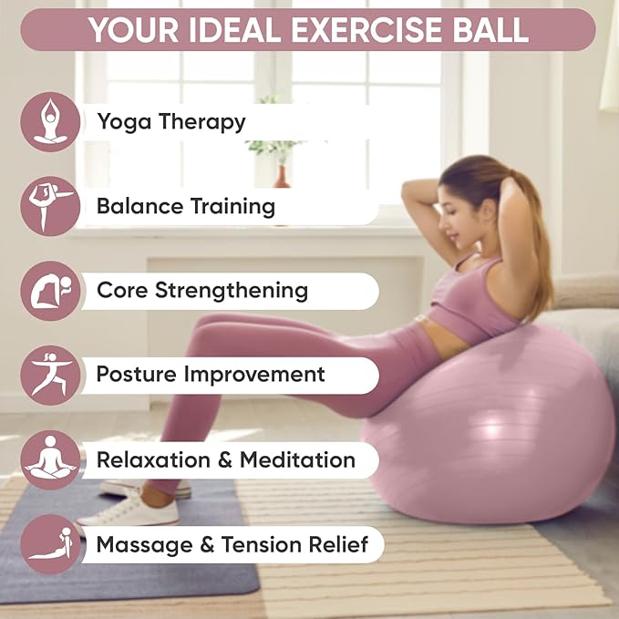 APEXUP Yoga Ball Exercise Ball