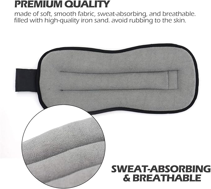 Vivitory Ankle Weights for Women & Men 2.2 to 6.6 Lbs