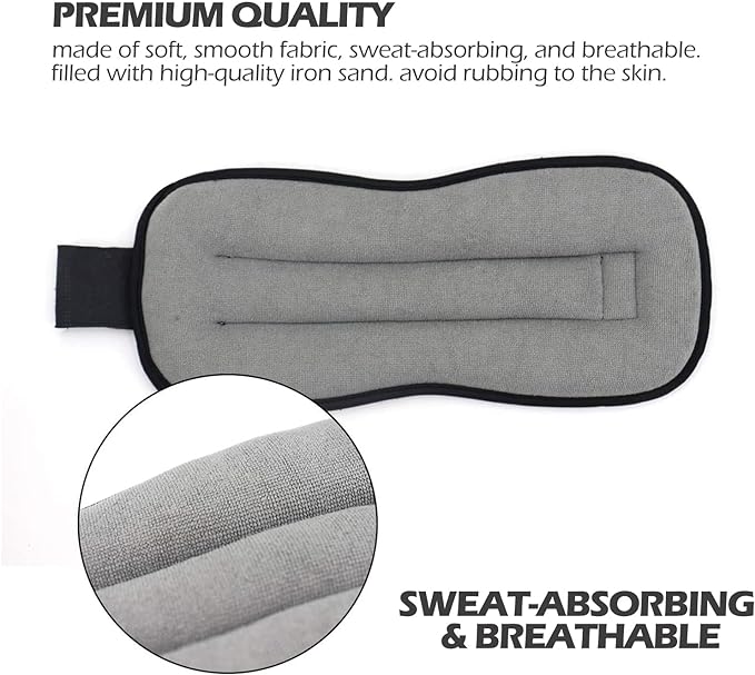 Vivitory Ankle Weights for Women & Men 2.2 to 6.6 Lbs
