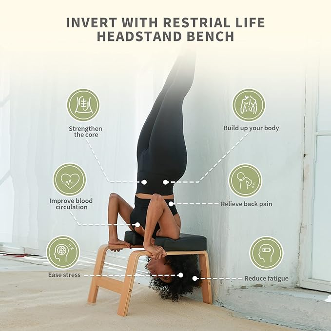 Yoga Headstand Bench- Stand Yoga Chair for Family