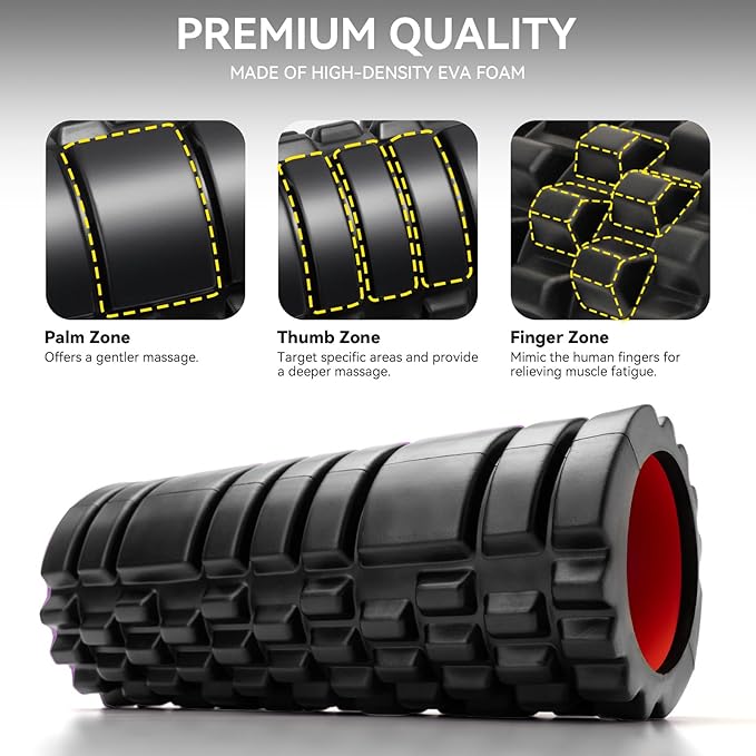 Foam Roller for Deep Tissue Massager 13" High