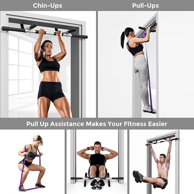 ONETWOFIT Pull Up Bar for Doorway