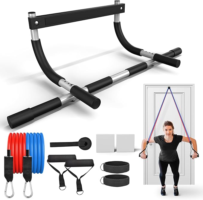 ONETWOFIT Pull Up Bar for Doorway