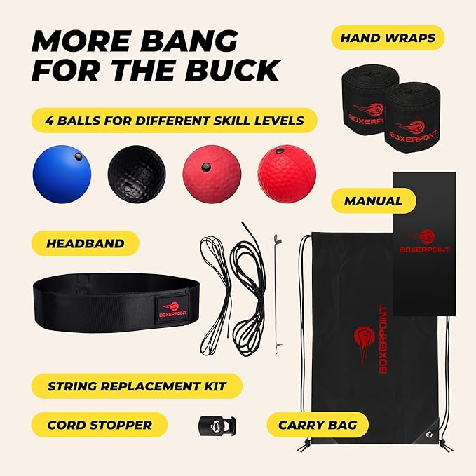 Boxing Reflex Ball for Adults and Kids -