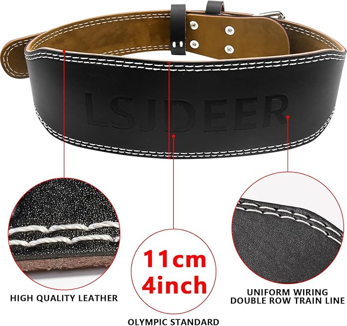 Leather Weight Lifting Belts for Men