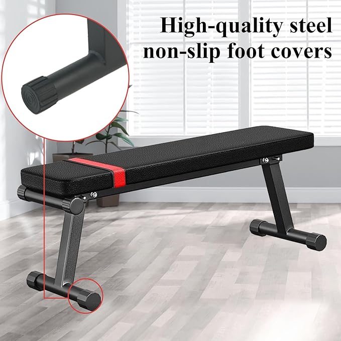 Flat Weight Bench for Home Gym