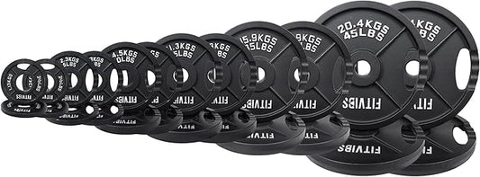 Signature Fitness Olympic Cast Iron Plate for Strength