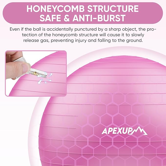 APEXUP Yoga Ball Exercise Ball