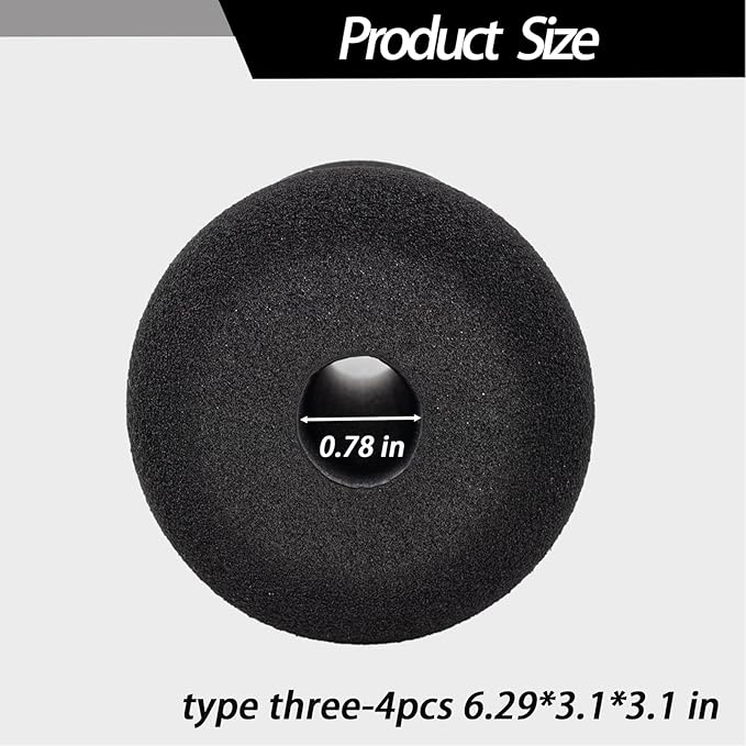Foot Foam Roller Pad(6.29 * 3.1 * 3.1 in), Inversion Table Parts, Marcy Replacement Parts, Total Home Gym Accesories Equipment Attachments