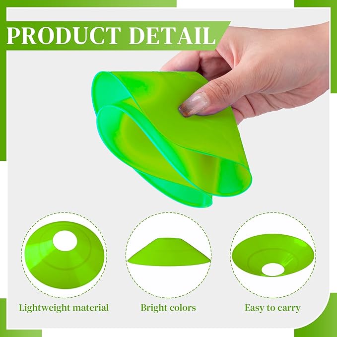 Sratte 200 Pcs Soccer Cones with Strap and