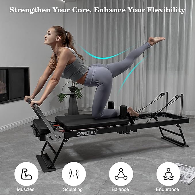 SENDIAN Foldable Pilates Equipment for Home Workouts 5 Color