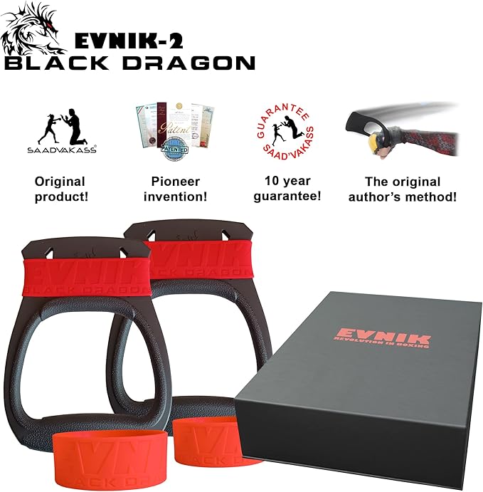 Evnik-2 high-Speed Simulator (Pair) - Train Punching Speed -Develop Explosive Punches for Knockout Power - Perfect Shadow-Boxing - Best Boxing Gift!