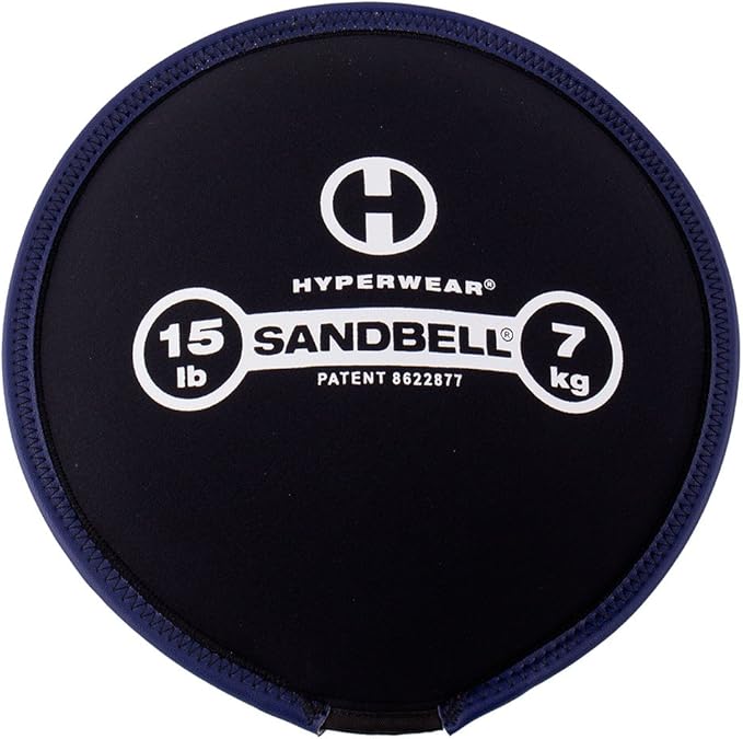 HYPERWEAR SandBell Sandbag Workout Bag Pre-Filled with Clean 2lb -50lb) -50lb)