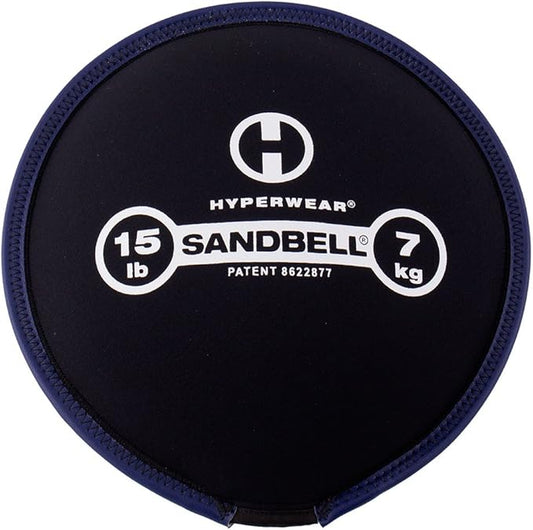 HYPERWEAR SandBell Sandbag Workout Bag Pre-Filled with Clean 2lb -50lb) -50lb)