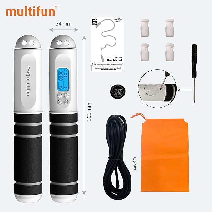 Jump Rope, multifun Speed Skipping Rope with Calorie
