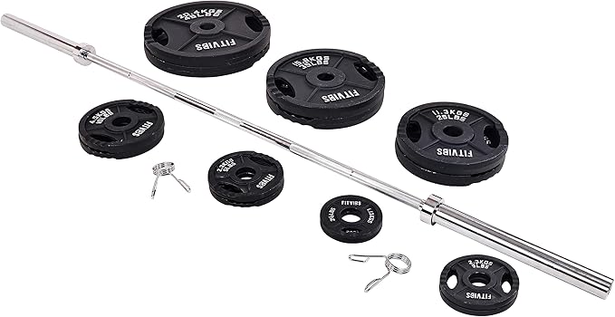 Signature Fitness Olympic Cast Iron Plate for Strength
