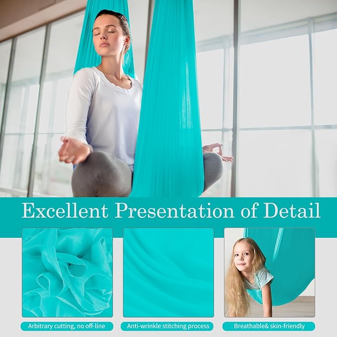 PRIOR FITNESS 5M Aerial Yoga Hammock Yoga Swing