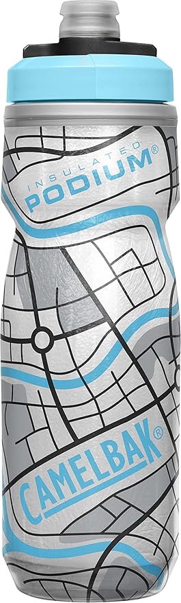 CamelBak Podium Chill Insulated Bike Water Bottle - 21oz, Grid