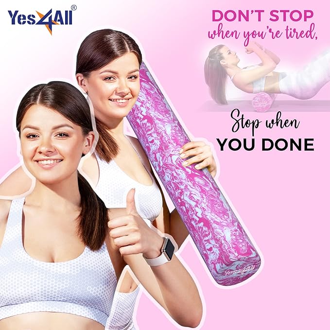 Yes4All Medium-Density EVA Foam Roller for Physical Therapy
