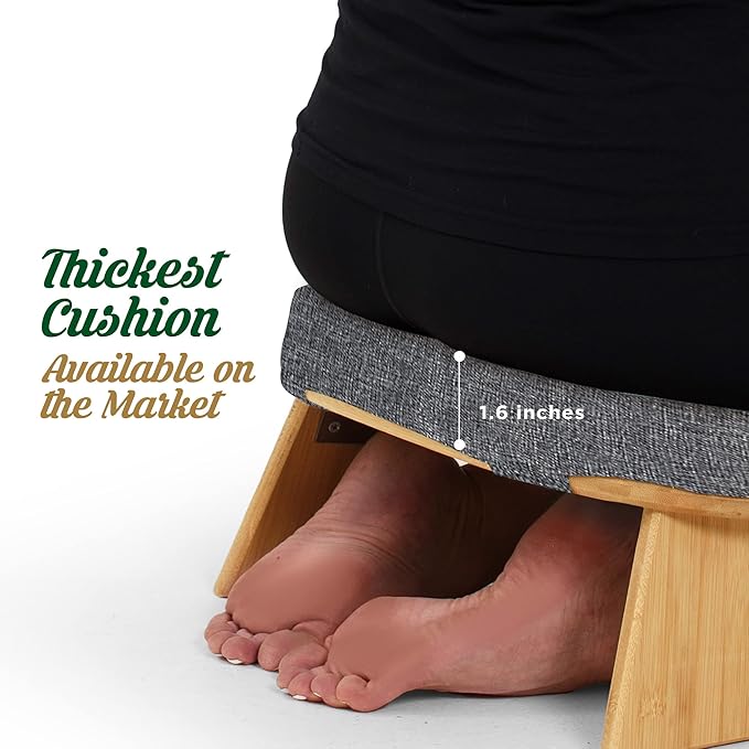 Monk & Llama Meditation Bench - Foldable