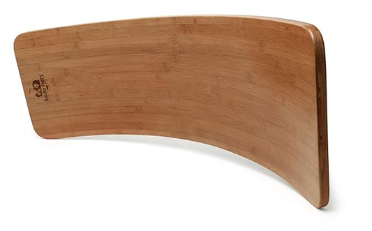 Kinderfeets, Kinderboard, Waldorf Original Wooden Balance Board for Toddlers, Kids, Teens, Adults -Wobble Balance Board - Kids Wooden Toys Learning Toys - Rocker Board Yoga and Exercise