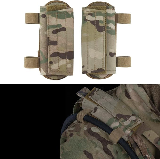Plate Carrier Shoulder Pads, 2 Pack Tactical Vest Shoulder Pads Strap Cushion Vest Accessories Shoulder Pads Soft Mesh Pads for FCPC JPC Vests Sling Bags