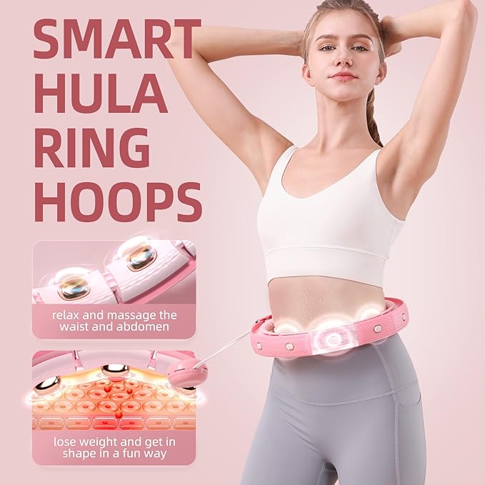 Smart Hula Circle Hoops for Adults Weight Loss 14 Adjustable 360 Degree