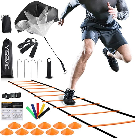 YISSVIC Agility Ladder 20 Feet 12 Adjustable Rungs