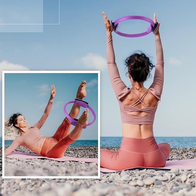 Syhood Pilates Ring 11.81 Inch Pilates Circle Yoga
