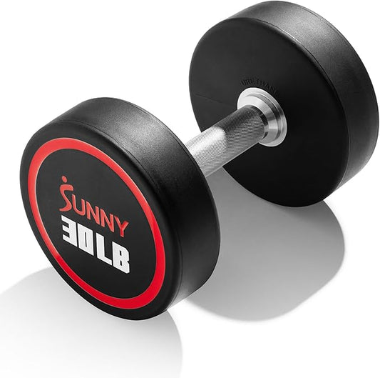 Sunny Health & Fitness Premium Polyurethane Commercial Grade 5-50LB