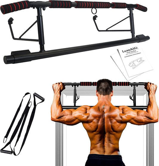 [2024 Upgrade] Multi-Grip Pull up Bar for Doorway