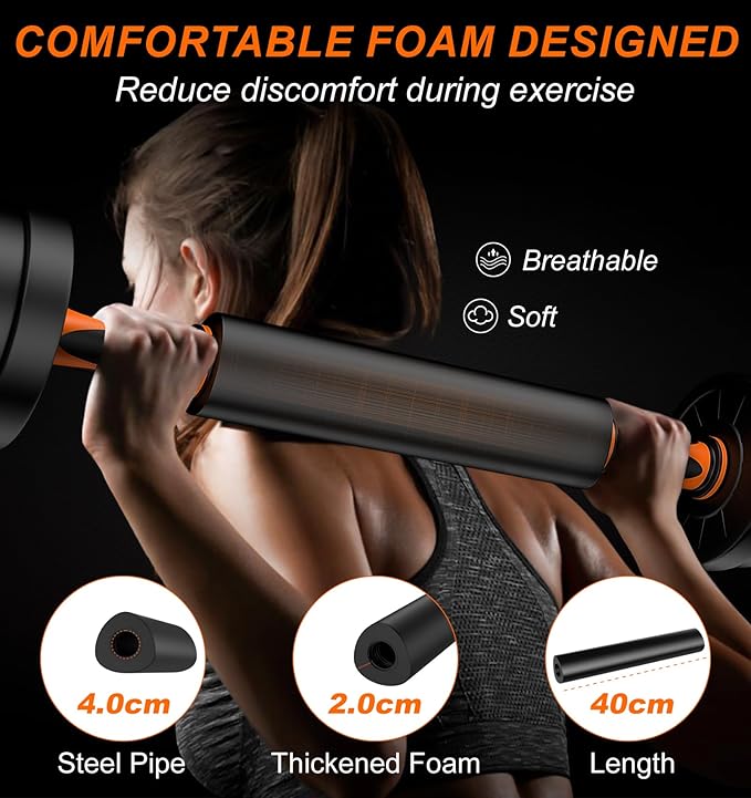 44LB Adjustable Dumbbelsll Set of 2 4 in 1, Barbell