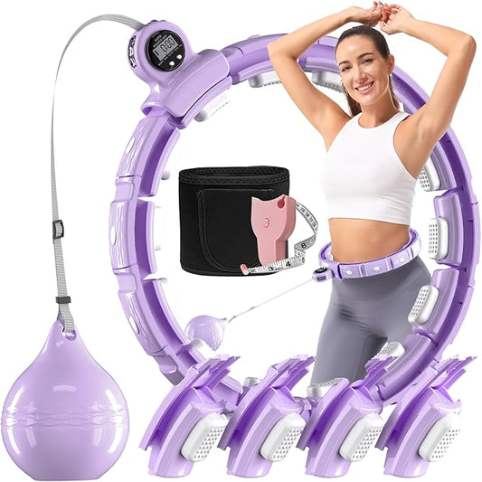 Weighted Workout Hoop for Weight Loss 48 inchs,