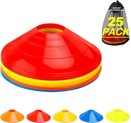 Ashsajkd(Set of 25 - Agility Soccer Cones