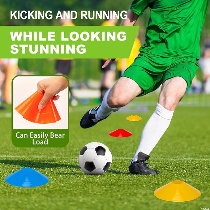 Ashsajkd(Set of 25 - Agility Soccer Cones