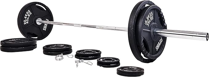 Signature Fitness Olympic Cast Iron Plate for Strength