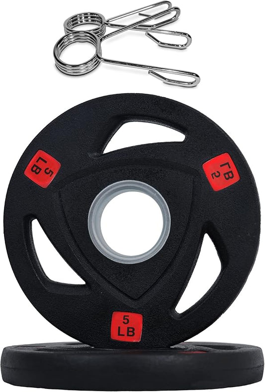 Signature Fitness Olympic 2-Inch Cast Iron Plate Weight