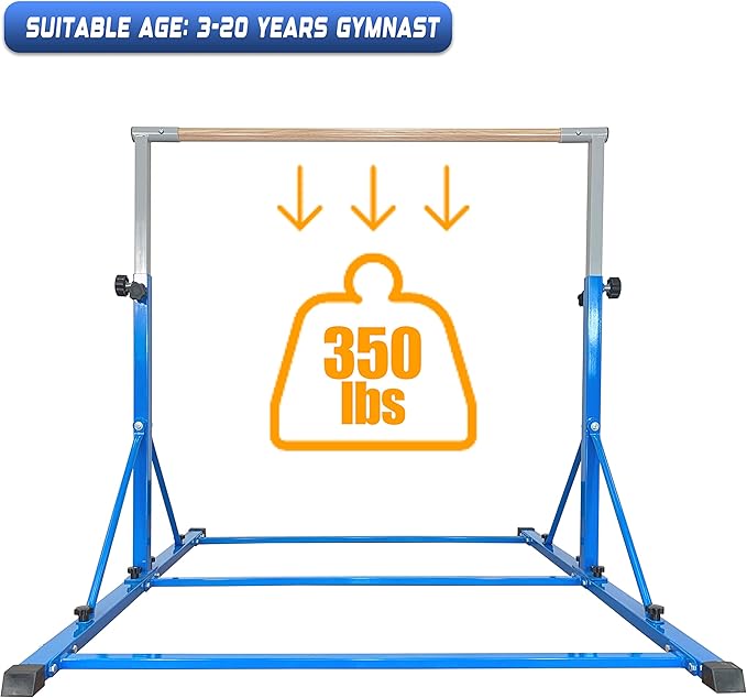 Gymnastic Bar For Kids and Teenage Ages 3-25 5 FT 6 FT 5 FT 6 FT