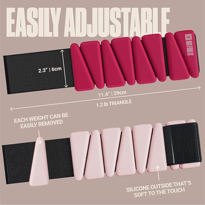 SPORTBIT Wrist & Ankle Weights for Women - 2 (1lb (1lb Each),