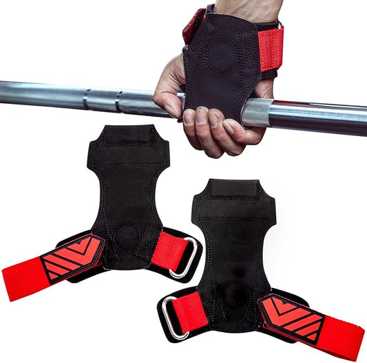 MANUEKLEAR Wrist Straps for Weightlifting