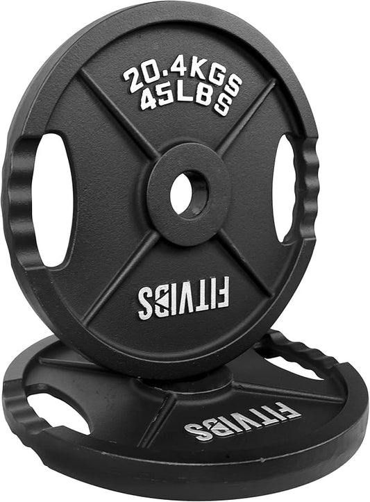 Signature Fitness Olympic Cast Iron Plate for Strength