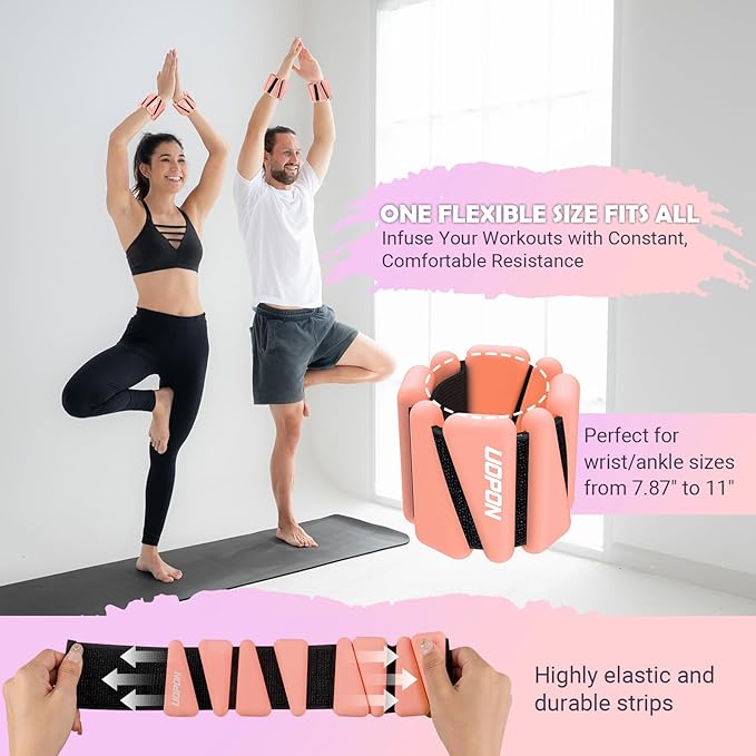 Wrist Ankle Weights for Women Set of 2 2 lbs/4 lbs/4 lbs