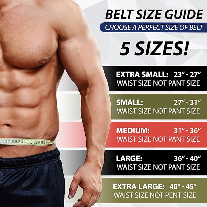 JERBOA Quick Self-Locking Weight Lifting Belts for Men