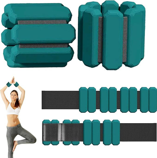 Pilates Wrist & Ankle Weights for Women 2(1Lbs Each),