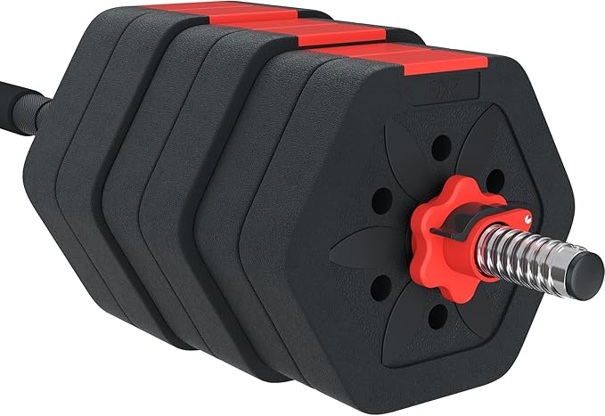 VIVITORY Barbell Weight Set 55/66/88 lb